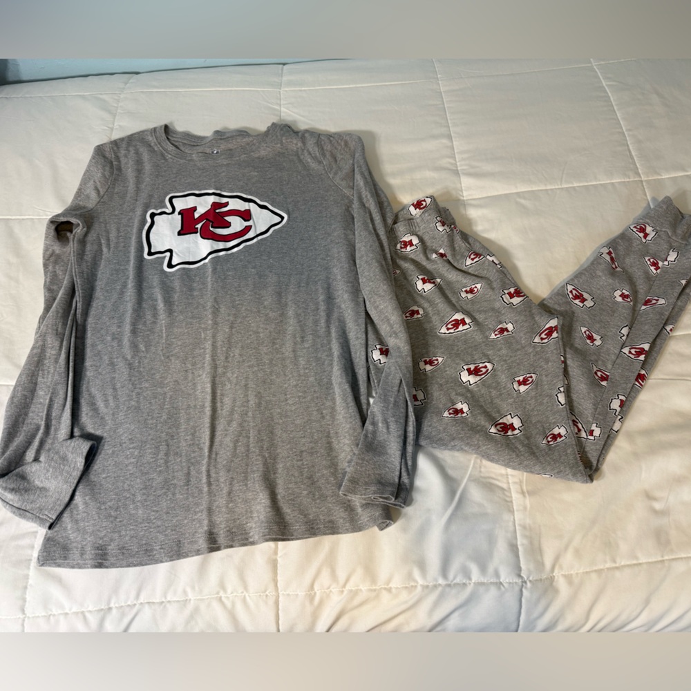 NFL Football Kansas City Chiefs Big Boys Youth Cotton Pajamas